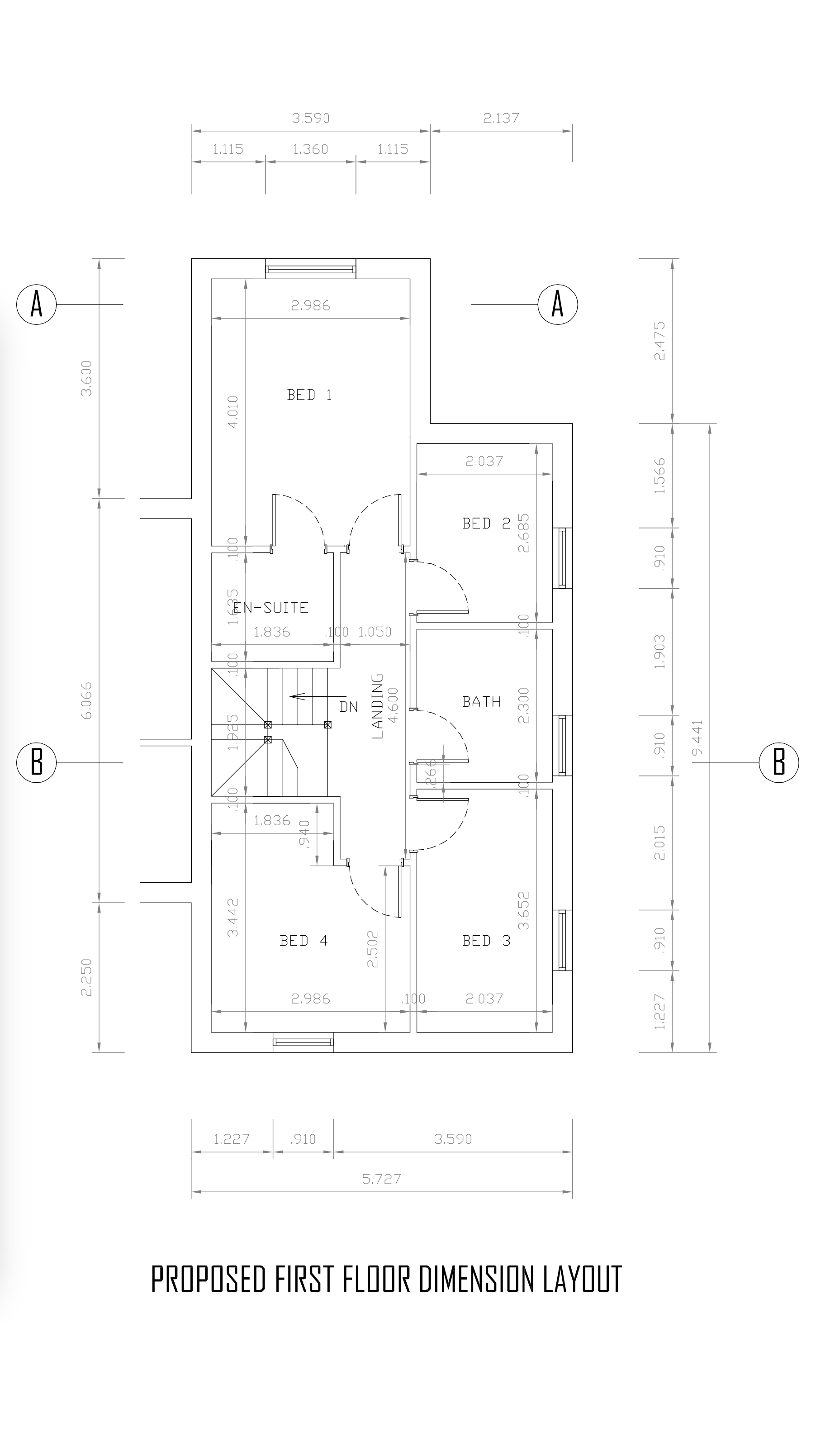 plot 4 east markham upstairs floorplan
