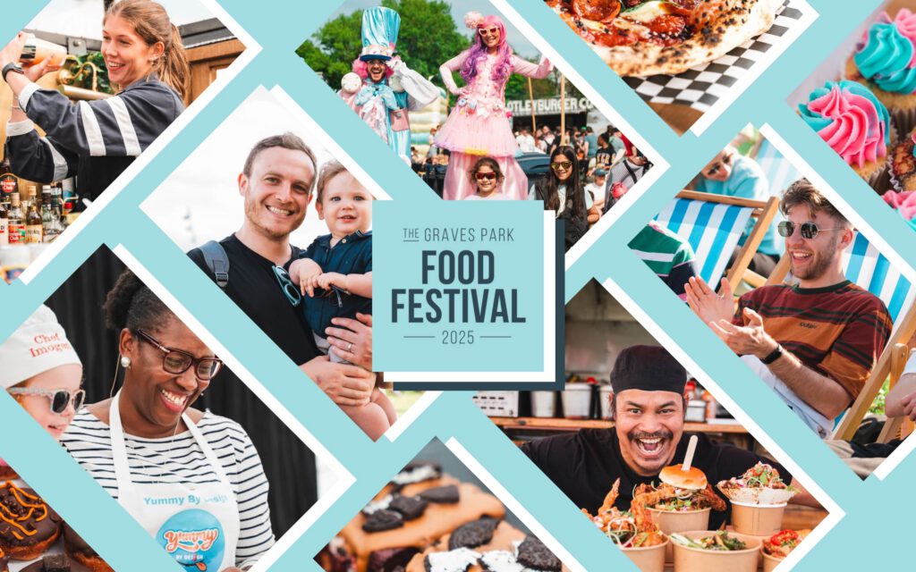 Graves park food festival poster