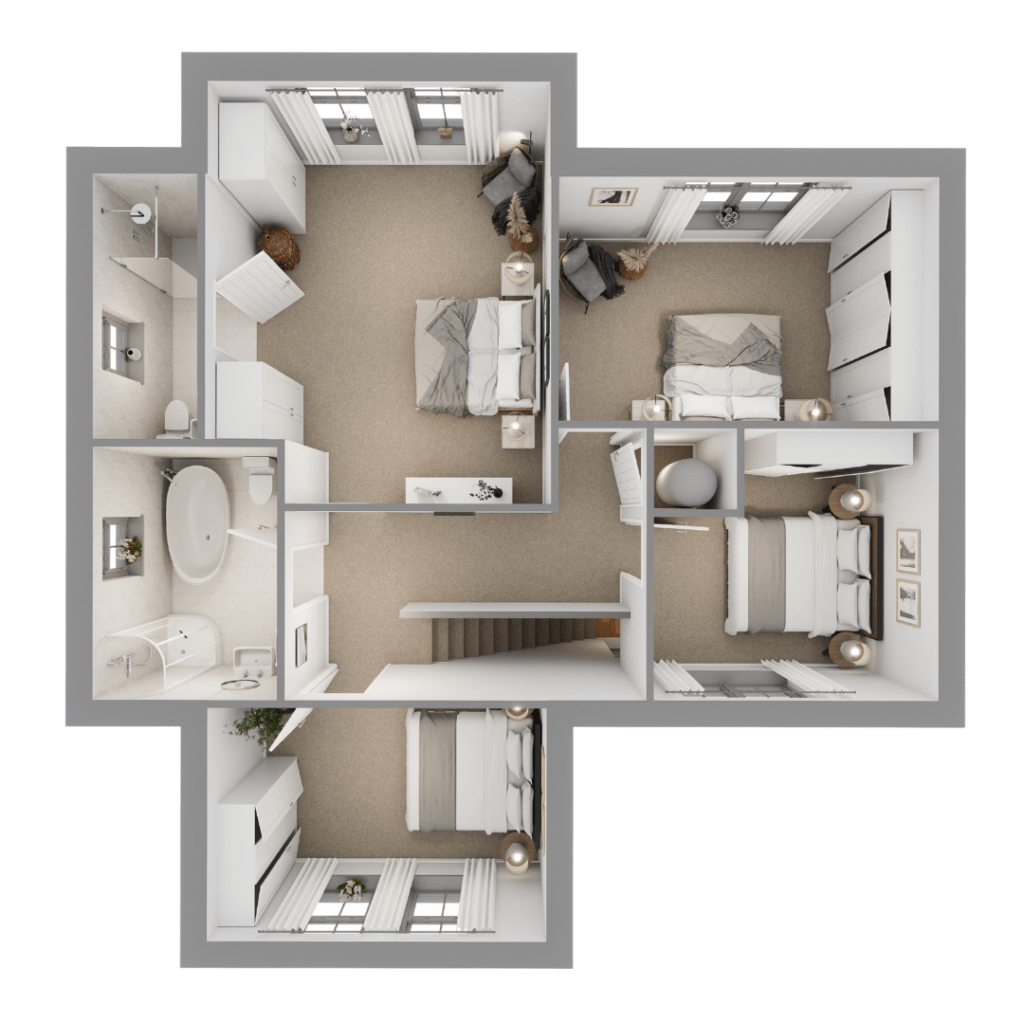 upstairs floorplan plot 09 