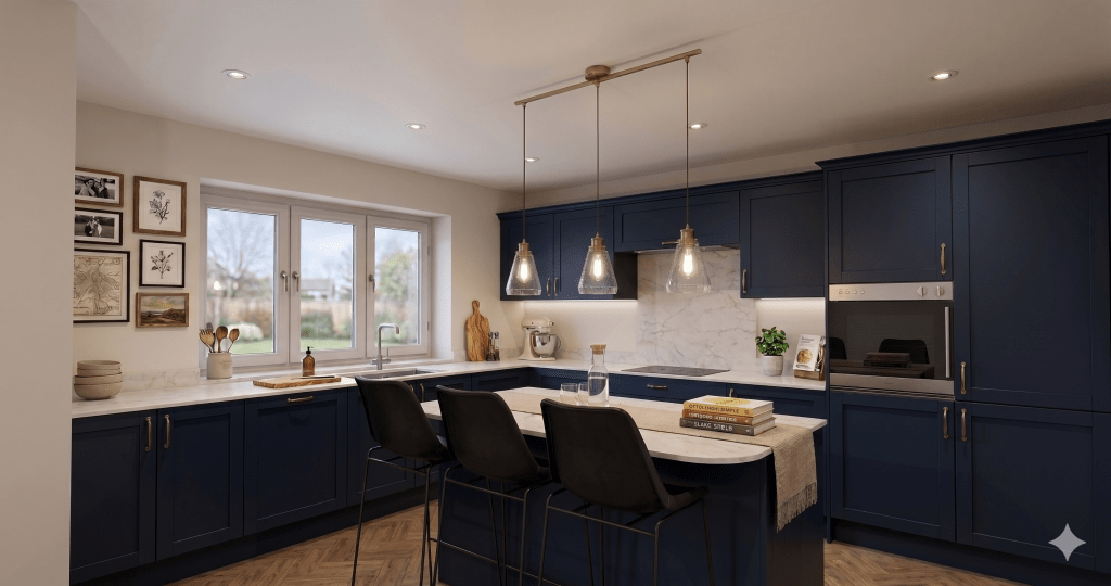 Plot 8 bespoke kitchen